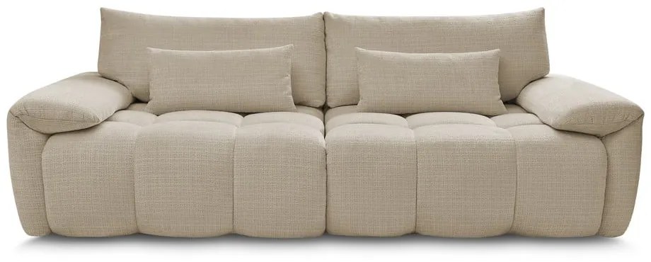 Бежов шенилов диван 264 cm Ivane – Bobochic Paris