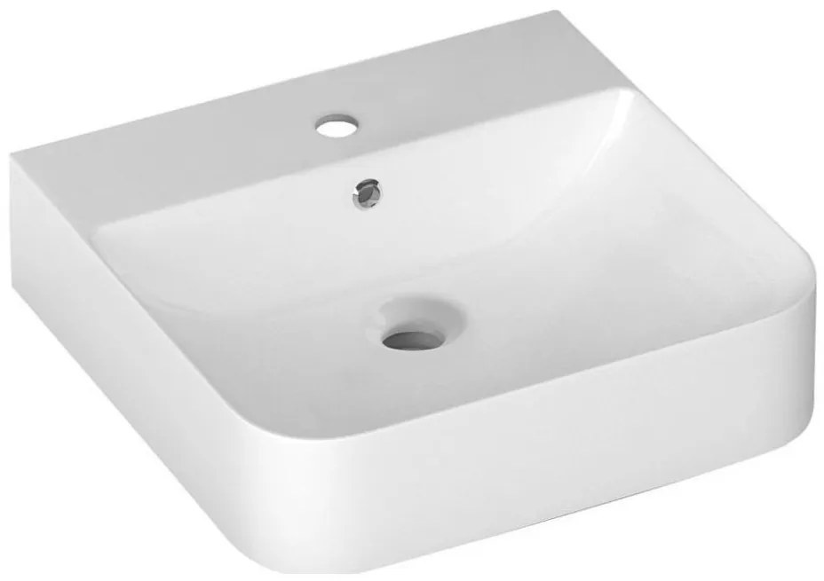Isvea - Умивалник за плот/за окачване SOTT AQUA 50x50 см керамичен, бял