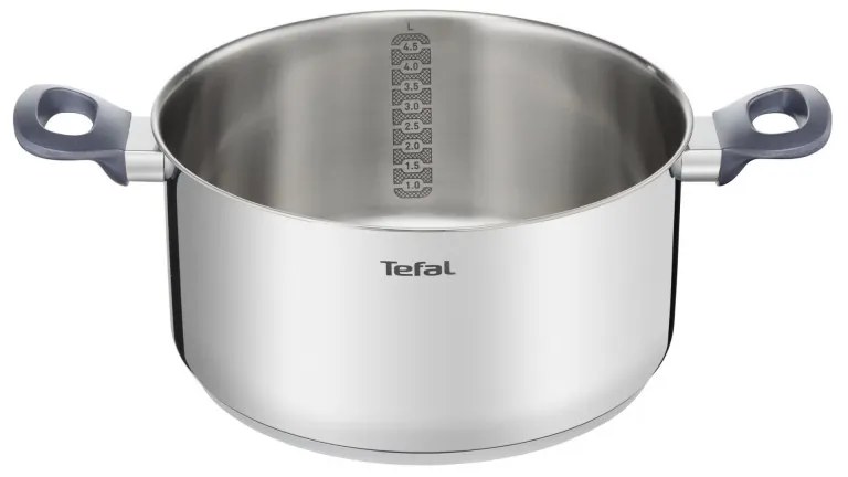 Тенджера Tefal G7124645 DAILY COOK, 24 см, 4.5 л, Thermo-Spot, Индукция, Без PFOA, Инокс