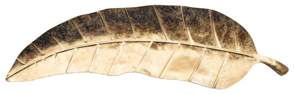 Метален декоративен поднос 11x38 cm Foglia - Mauro Ferretti