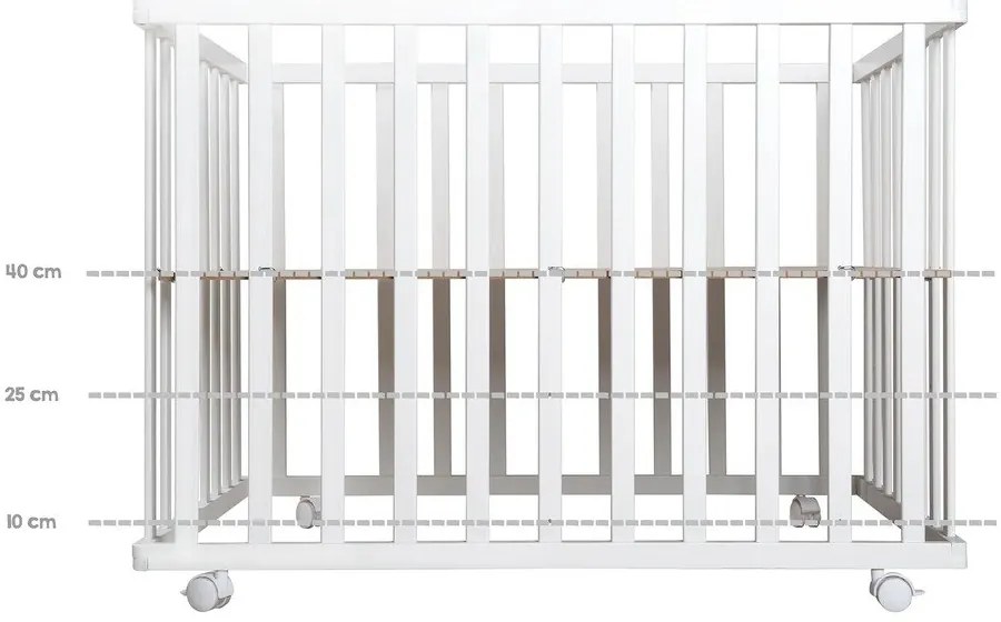 Бяла кошара за игра 100x75 cm Roba style - Roba