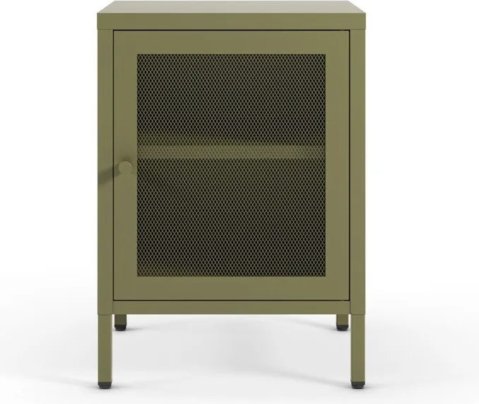 Зелено нощно шкафче Fayna – Marckeric