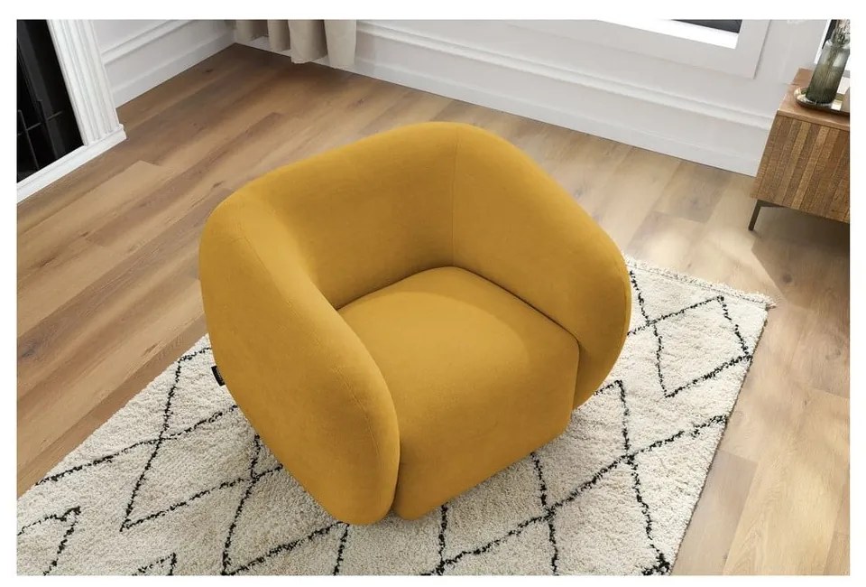Жълто кресло Celine – Bobochic Paris