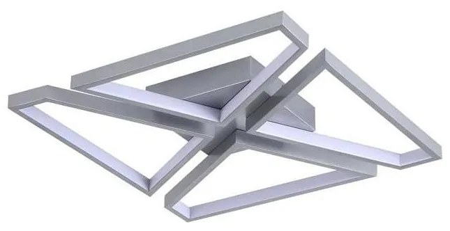 Searchlight 36520SI - Димируемо LED таванно осветително тяло QUATRO LED/29W/230V 40x40 cm