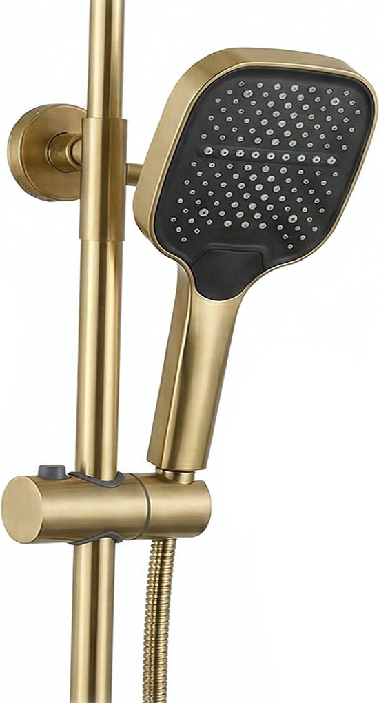 Комплект за душ Rea Arlo Brush Gold