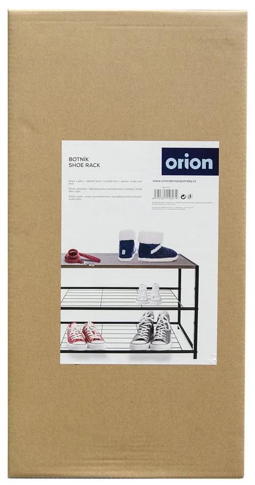 Черна метална стойка за обувки - Orion