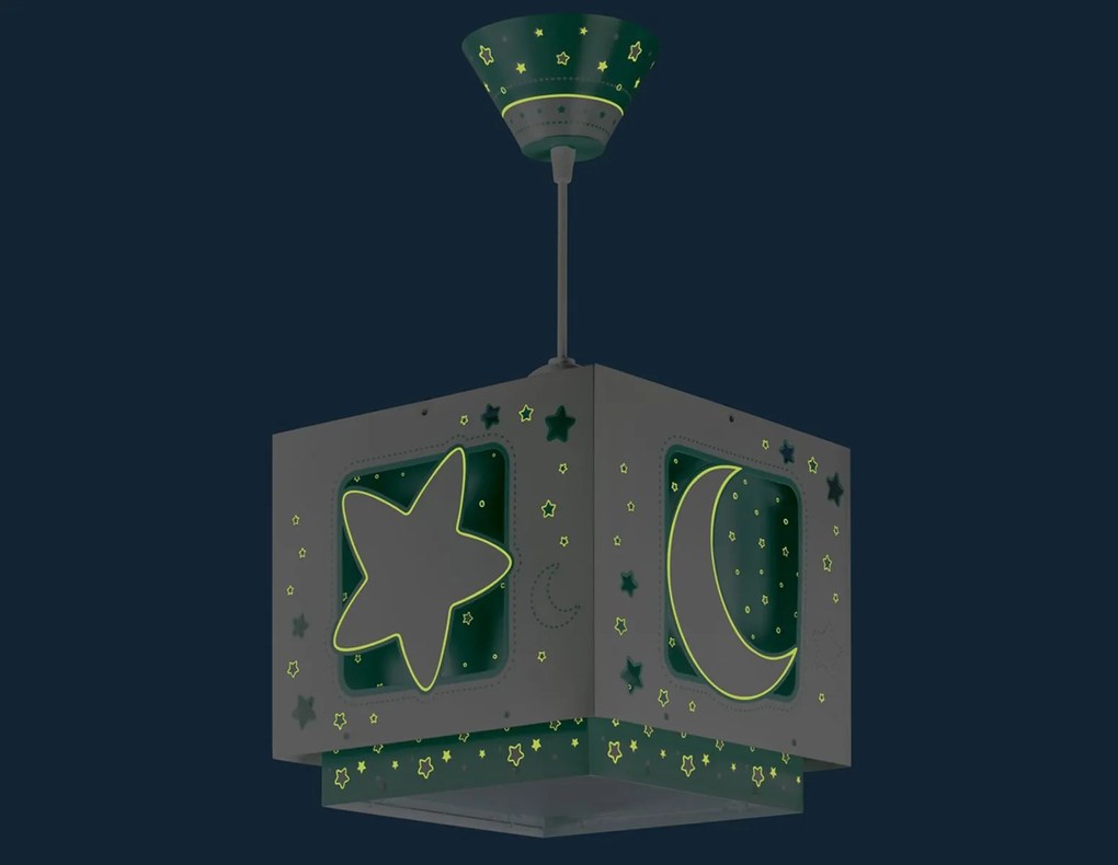 Покривна лампа Ango Moon-Green