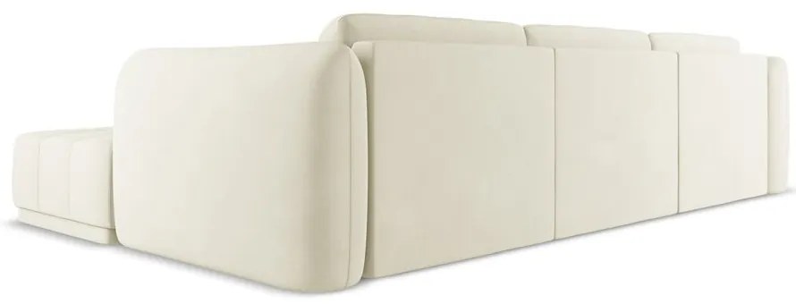 Бял ъглов диван (десен ъгъл) Hoku – Makamii