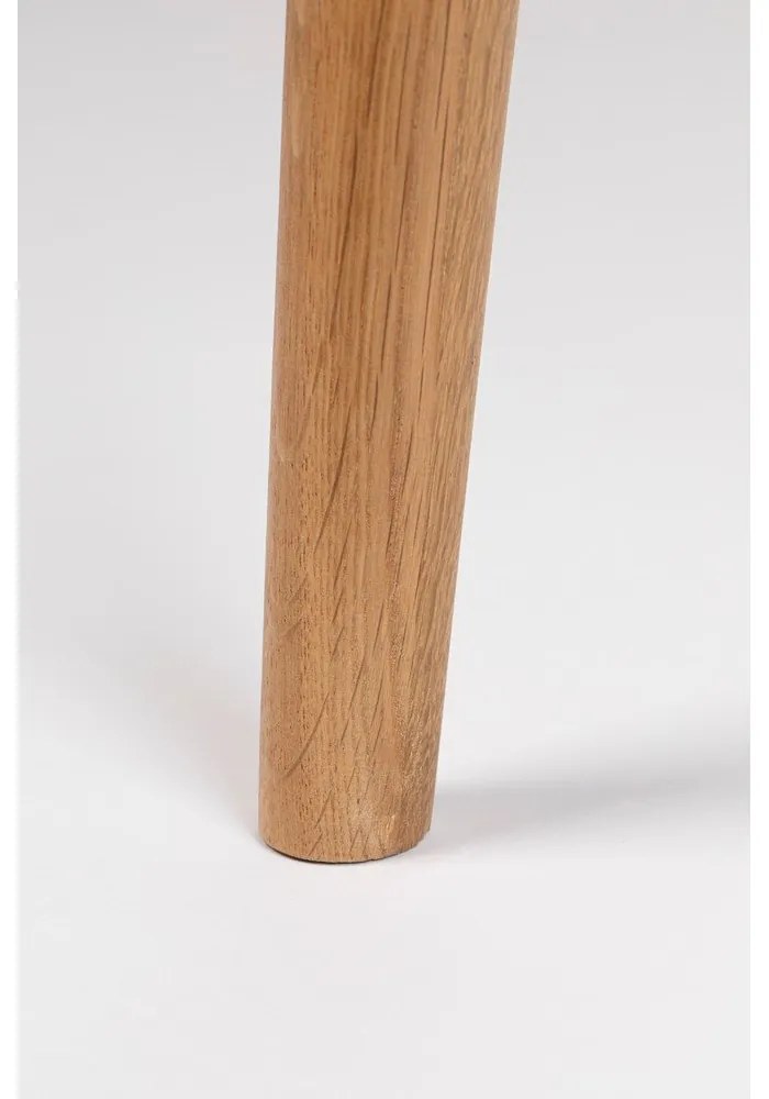 Кръгла маса за хранене с дъбов плот ø 120 cm Fabio - White Label