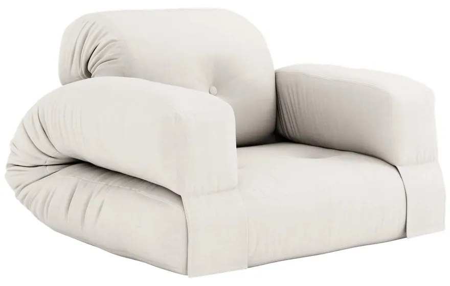 Бяло-бежов фотьойл Hippo - Karup Design