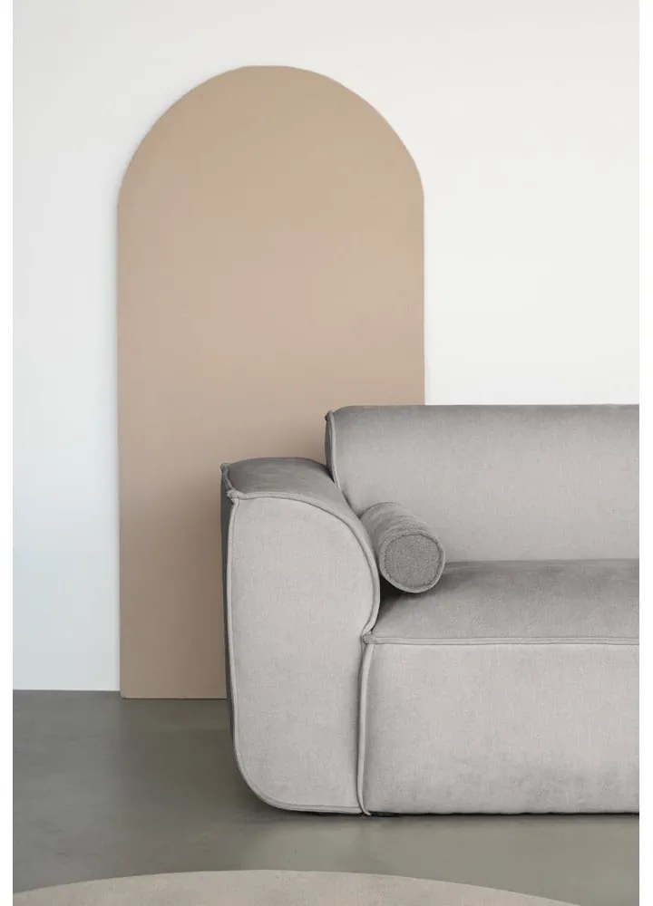 Светлосив модулна лежанка (ляв ъгъл) Flex Felix – Miuform