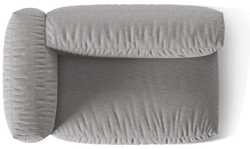 Светлосив модул за диван (ляв ъгъл) Martina – Micadoni Home