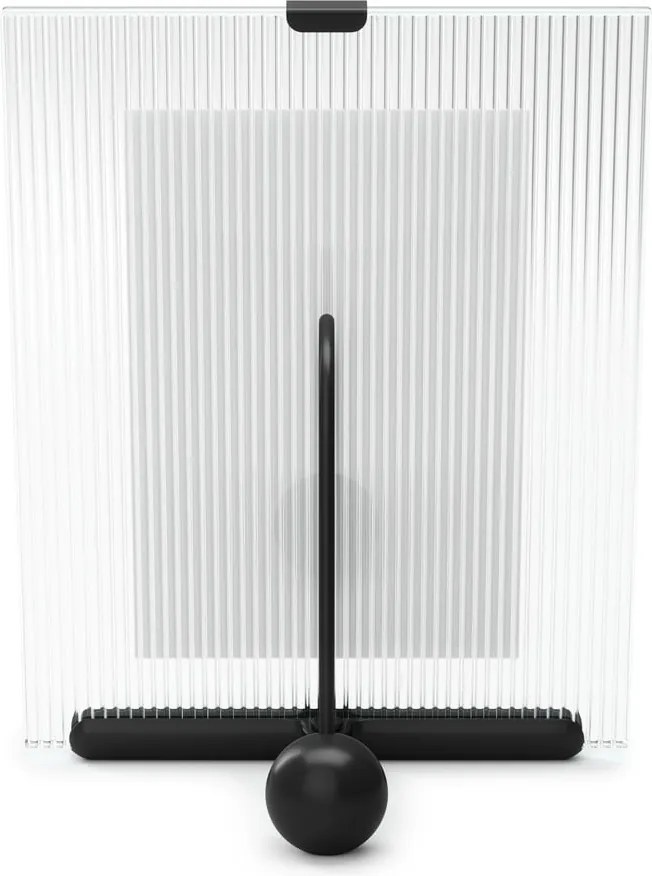 Черна стъклена стояща рамка 16x20 cm Flute – Umbra