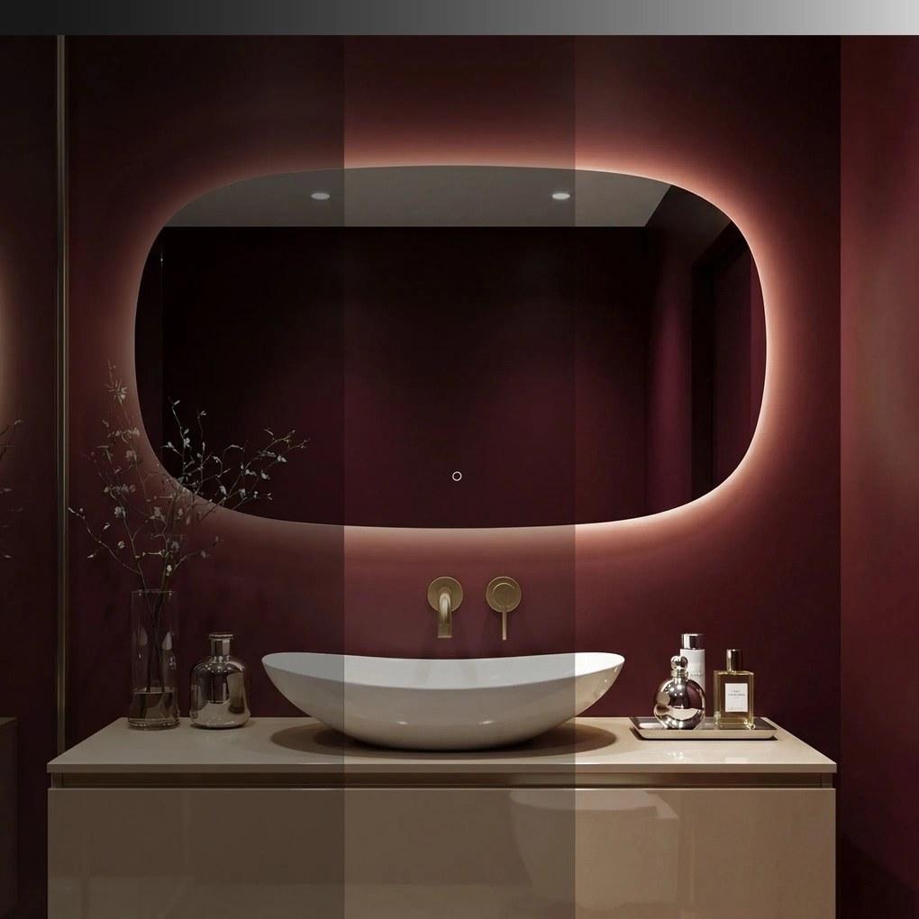 Огледало LED 100x60cm TOP-4