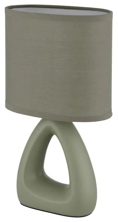 Globo 21731BG - Настолна лампа  TRIANGLE 1xE14/40W/230V зелен