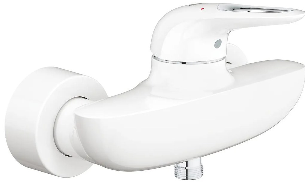 Смесител за душ, 33590LS3, Eurostyle, Grohe, едноръкохватков,1/2″ бял