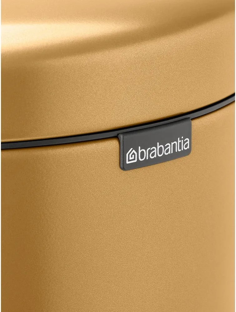 Стоманено кошче за боклук с педал в златист цвят 30 l NewIcon – Brabantia