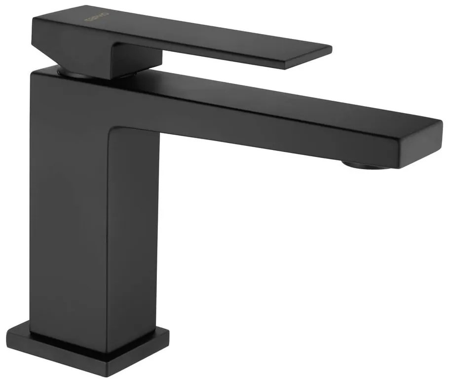 Матово-черна стояща батерия за мивка Latus – Sapho