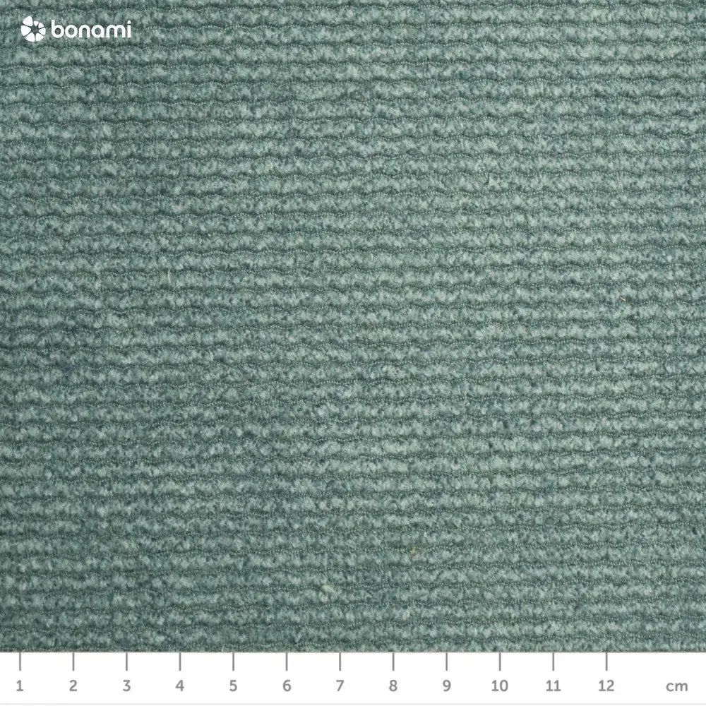 Светлосиньо единично тапицирано легло с включена подматрачна рамка 90x200 cm Barker – Ropez