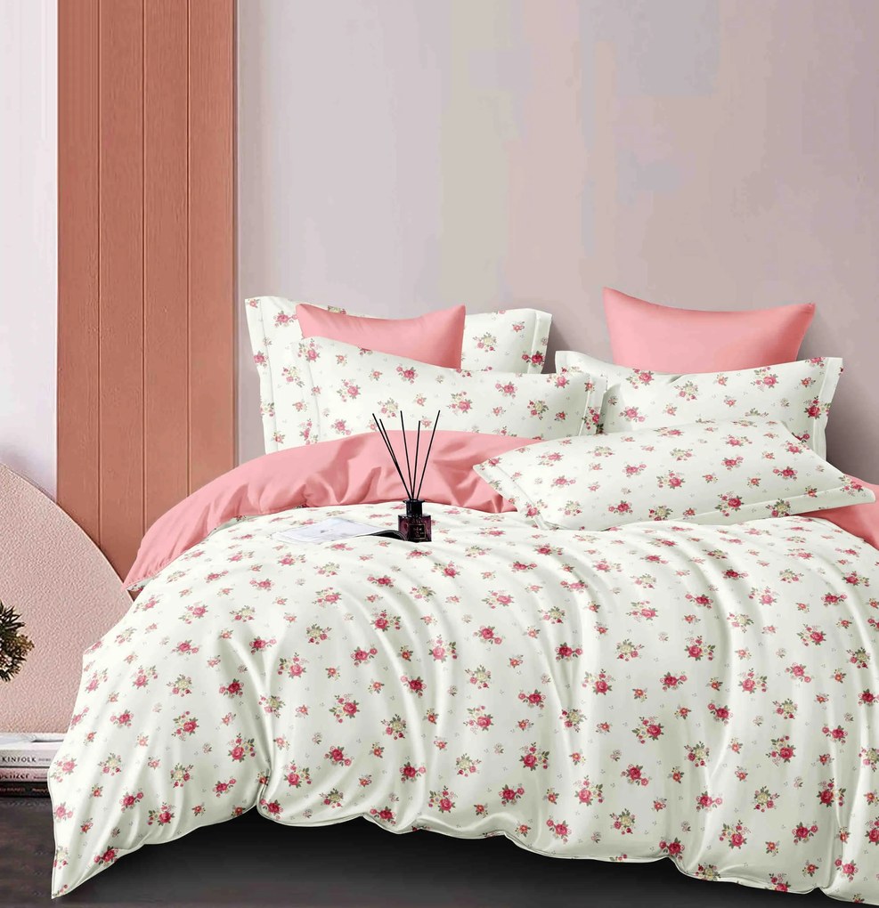 Спално бельо 6 части без ластик 100% памук - А305 от Onesleep