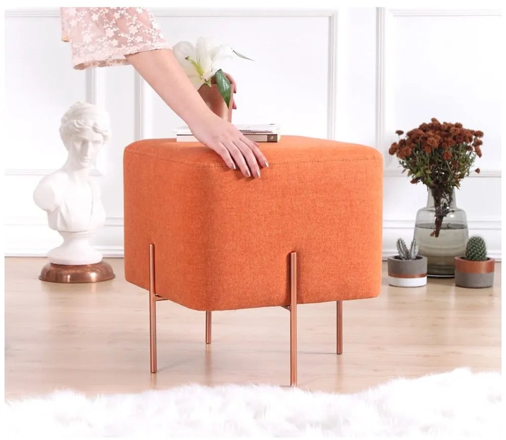 Оранжева табуретка Copper – Artie