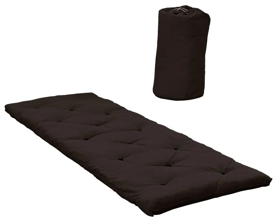 Тъмнокафяв матрак за футон 70x190 cm Bed In a Bag Brown - Karup Design