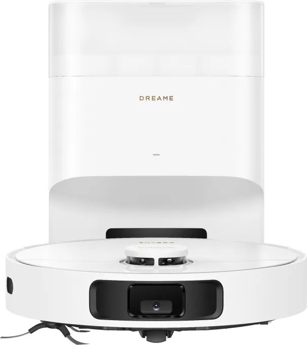 Прахосмукачка робот Dreame L10s Plus RLL42SD, 7000 Pa, 5200 mAh, 60W, До 145 м2, Станция за зареждане и автоматично изпразване, Автономия 155 мин, Бял