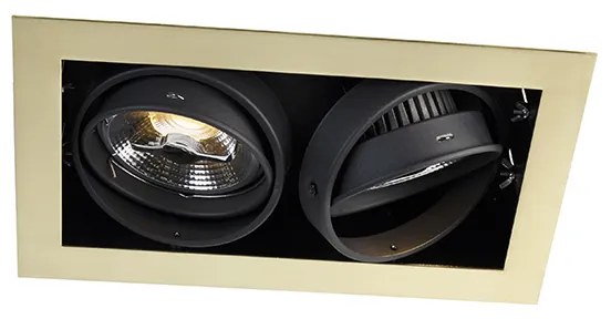 Вграден прожектор месинг регулируем 2-светлина - Oneon