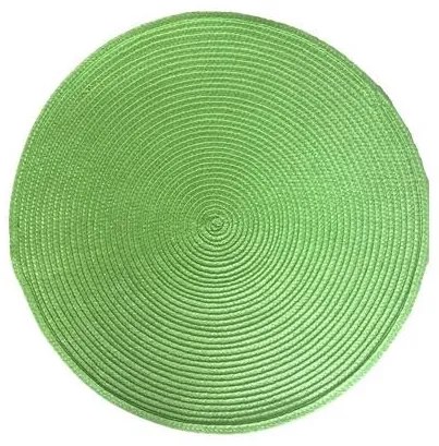 Horecano - Подложка за хранене кръгла ф38см PVC светло зелена (9968-1)