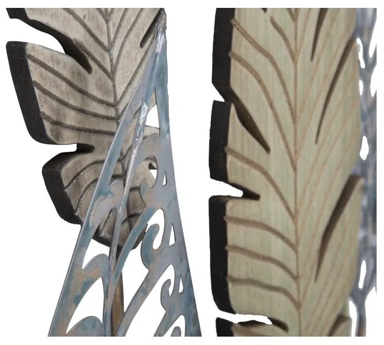 Декорация за стена с мотив от листа на кактус, височина 87 cm Foglie - Mauro Ferretti