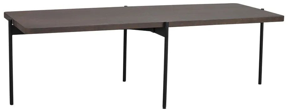 Масичка за кафе от кафява ясенова дървесина 145 x 60 cm Shelton - Rowico