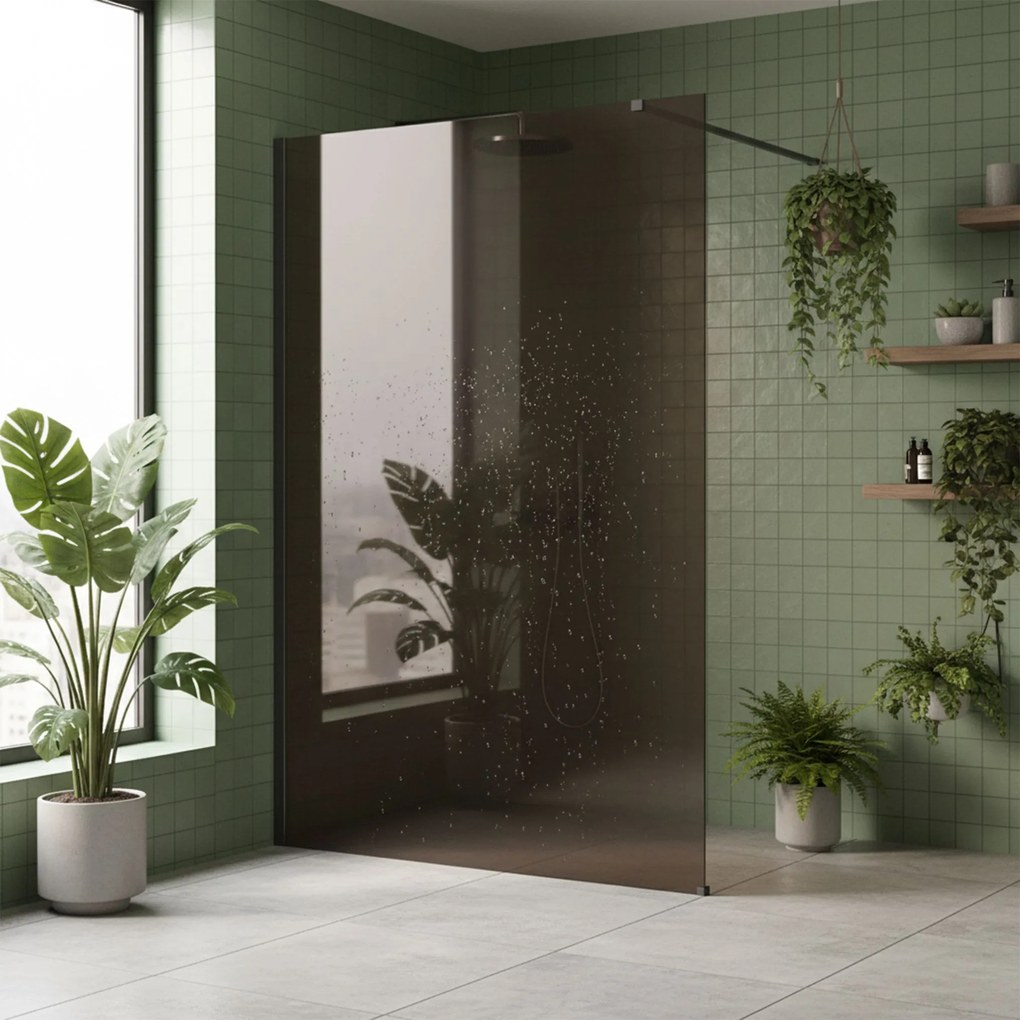 Параван за душ Rea Flexi Brown / Titan 110