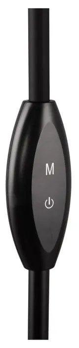 Черна LED подова лампа (височина 145 cm) Toro - Trio