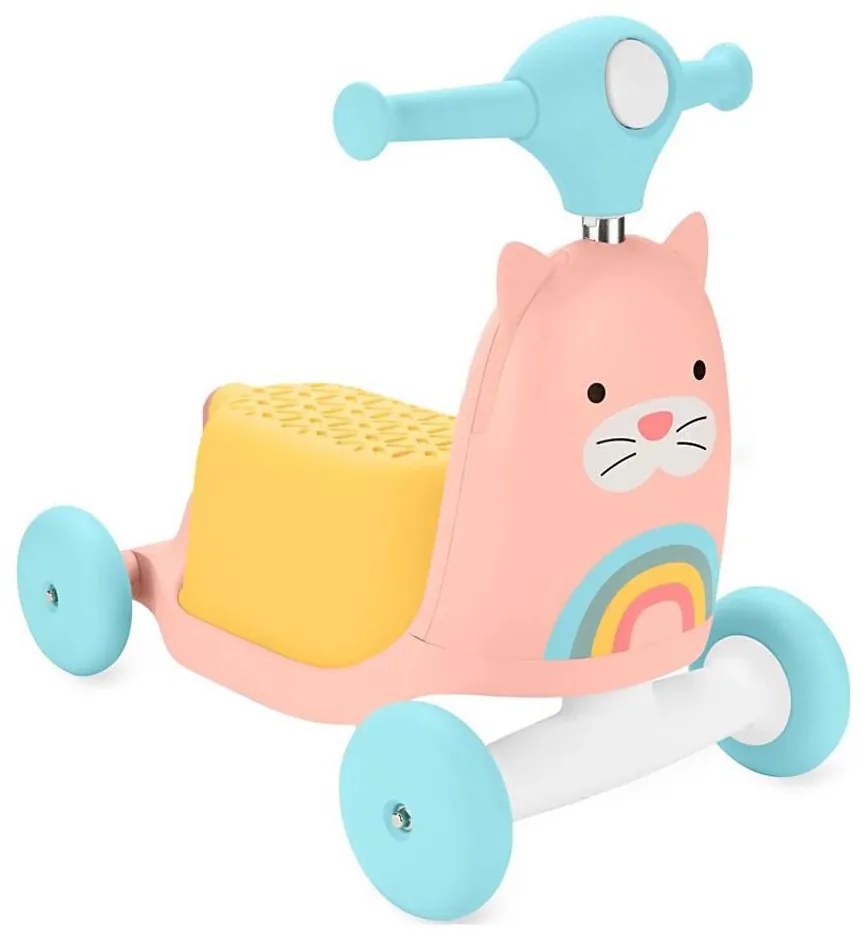 Skip Hop - Колело за бутане 3в1 ZOO котка 3xAAA