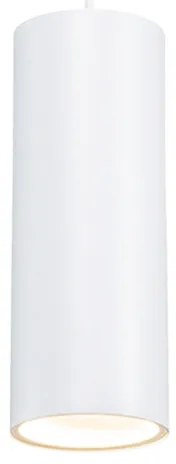 Дизайнерска висяща лампа бяла кръгла GU10 50mm - Tubo