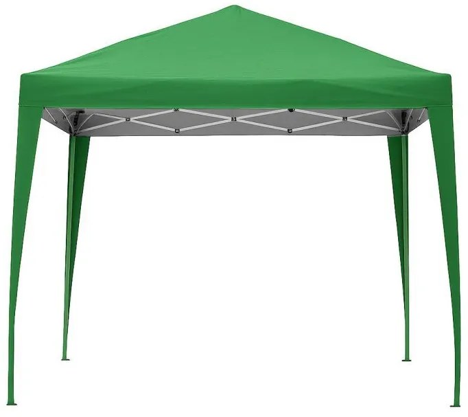 Градински павилион 3х3 м с автоматично разгъващ се покрив Бял