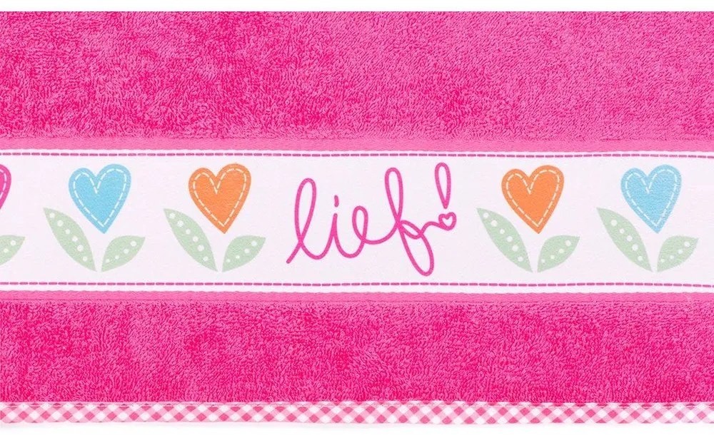 Розова кърпа , 70 x 130 cm - Tiseco Home Studio