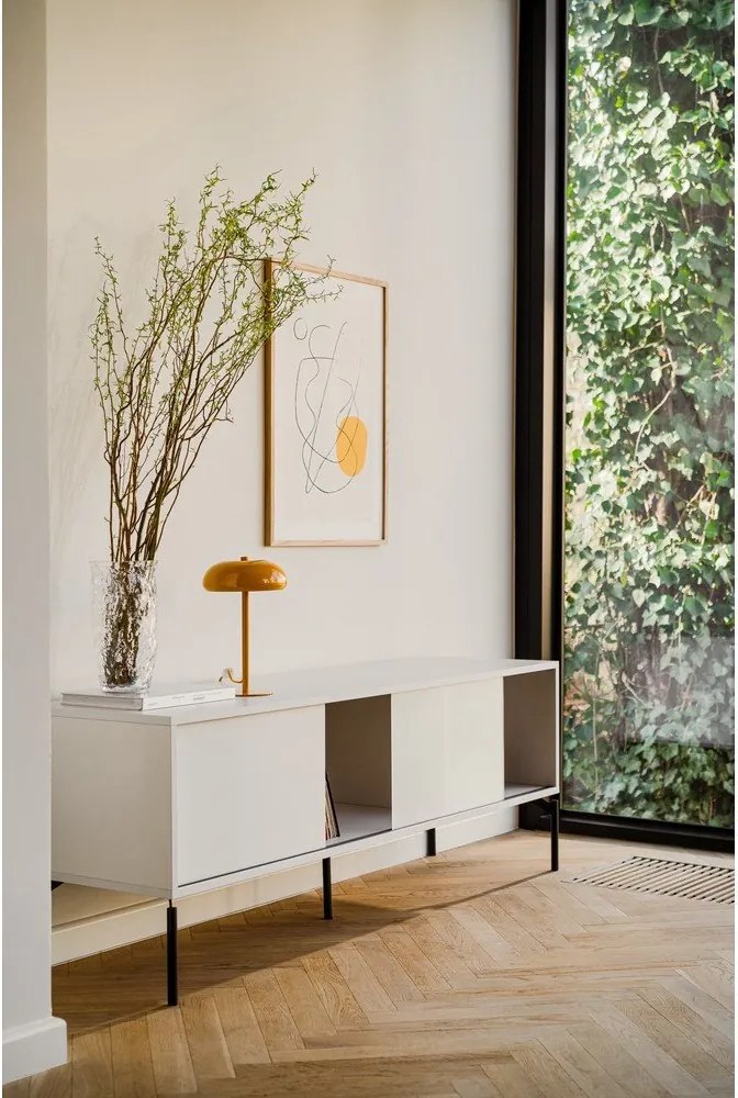 Сиво-бежова маса за телевизор 160x60x42 cm Met – noo.ma