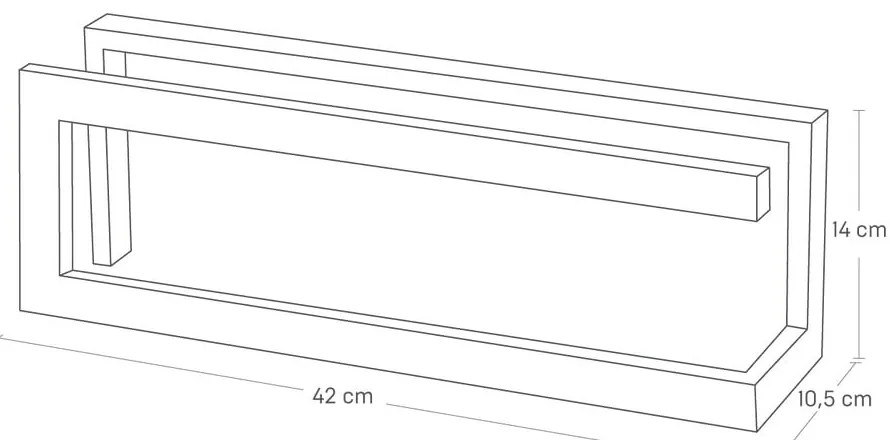 Черна метална стойка за чехли Line - YAMAZAKI