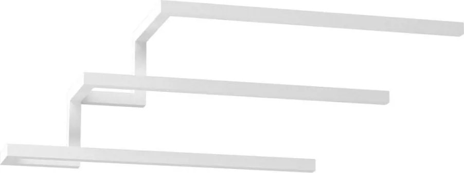 Стенна закачалка за кърпи 19x58 см бяла