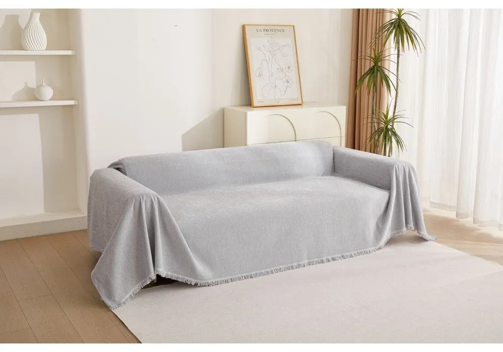Светлосиво покривало за кресло 70 cm Talo – Filumi