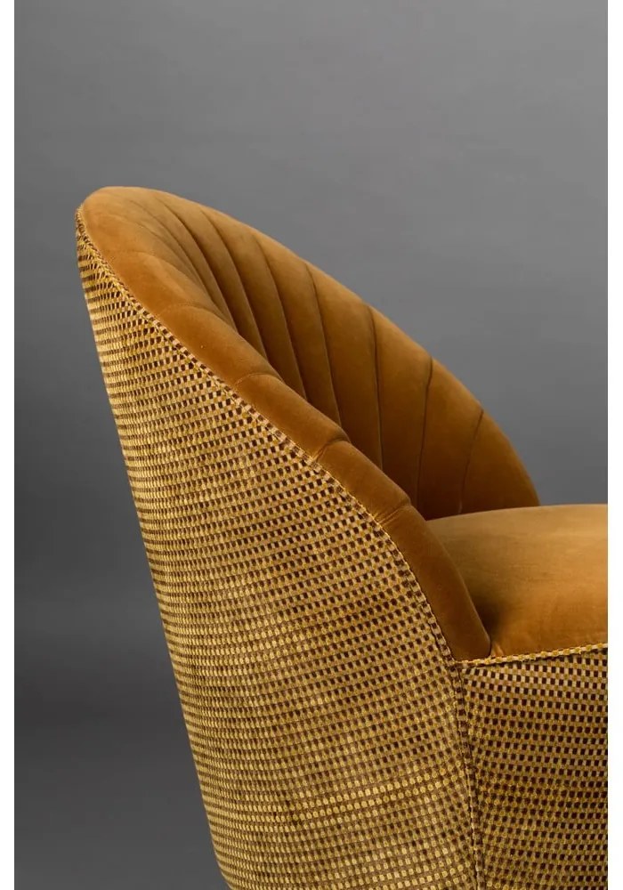 Фотьойл от кафяво кадифе Madison - Dutchbone