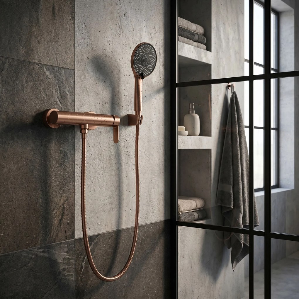 Смесител за душ Arcos Brush Copper