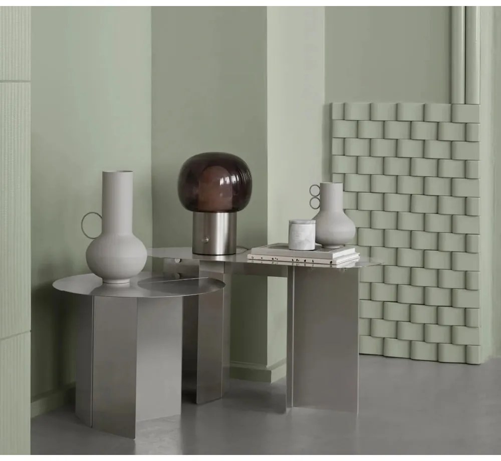 Кръгла странична масичка от неръждаема стомана ø 35 cm Oru – Blomus