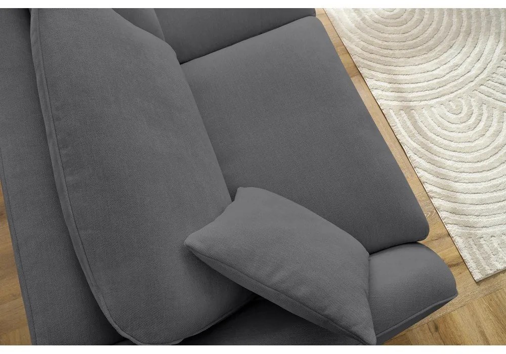 Тъмносив разтегателен диван 235 cm Cezanne – Bobochic Paris