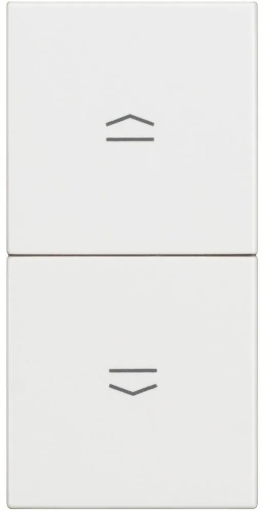 RW4027 Ключ за управление на щори 1P 10A,250V,превкл. контакт,1M,Бял,Bticino Classia