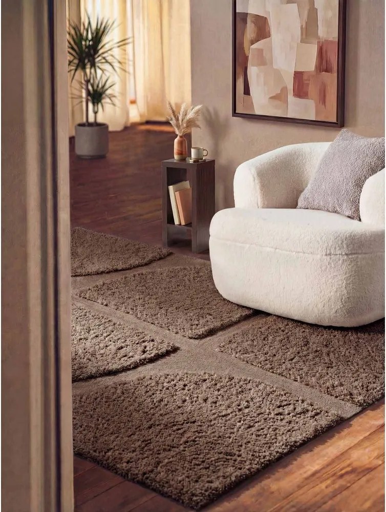 Кафяв ръчно изработен килим 200x300 cm Lambeth Jasper – Ted Baker