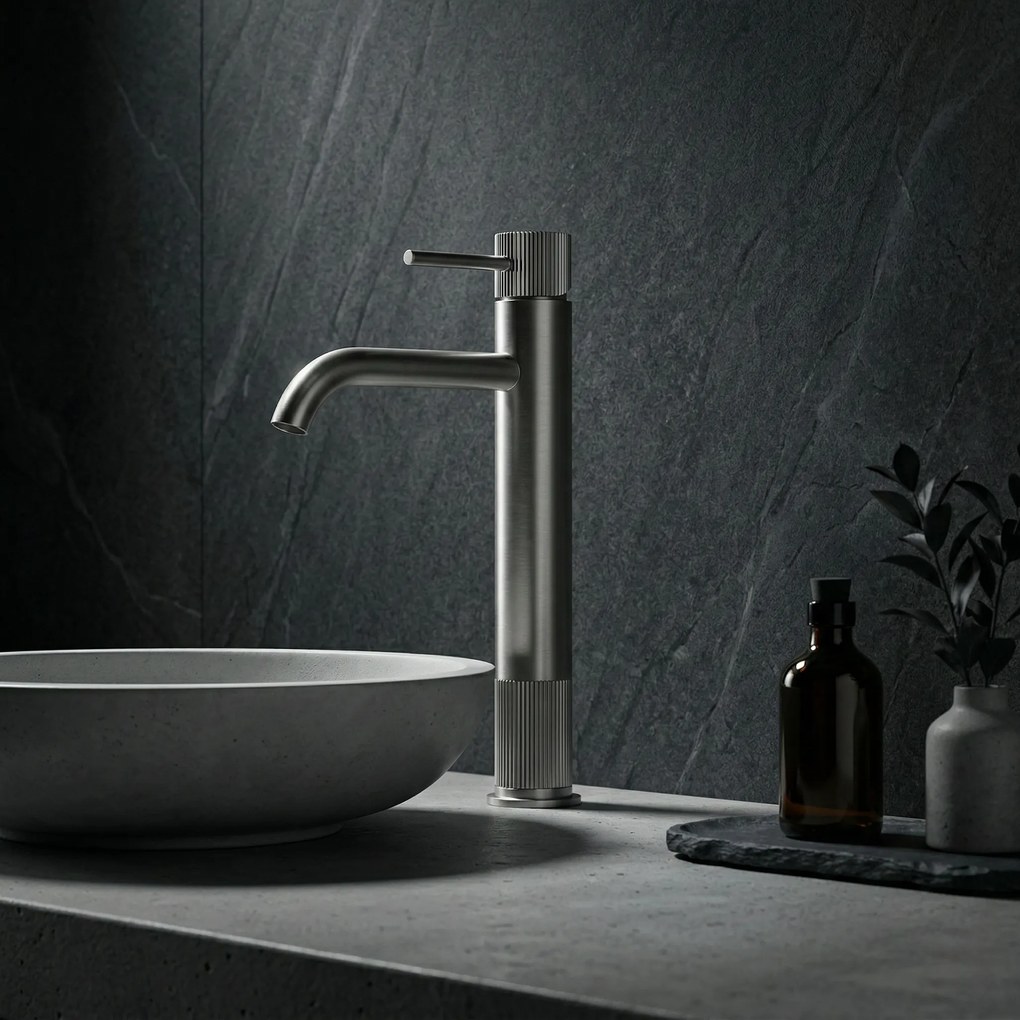 Смесител за баня Rea Lungo Stripe Brush Nickel