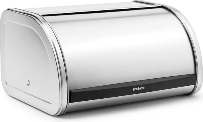 Кутия за хляб Brabantia Roll Top 646889, 11 л, 31.6x26.5 см, Специална структура, Инокс/Мат