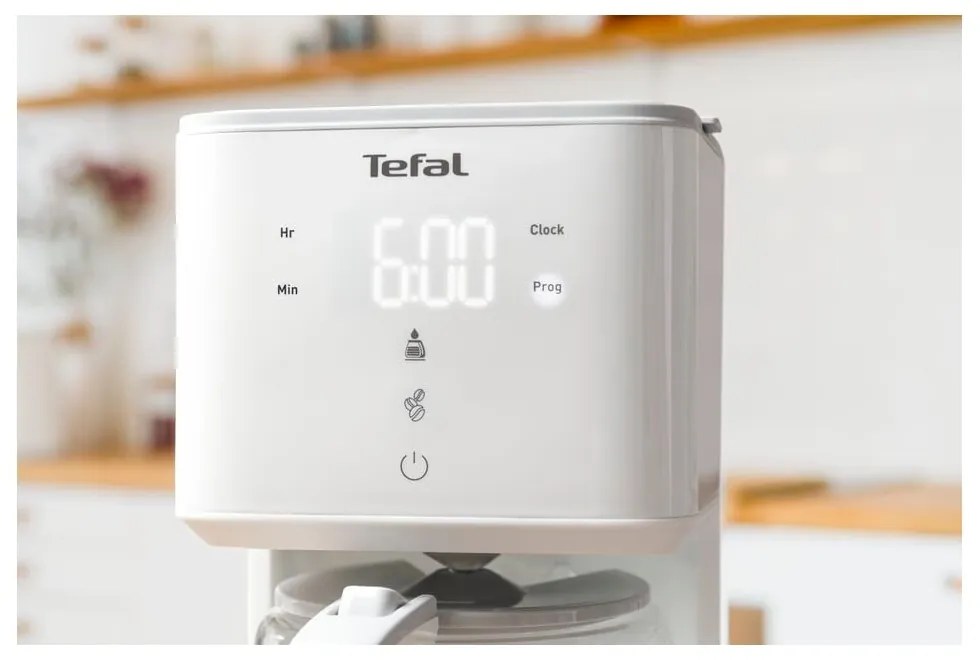 Бяла кафемашина с филтър Sense CM693110 - Tefal